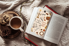 Cozy Cottagecore Bookmark Set,Warm Pastel Floral Designs Product Image 5