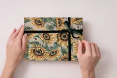 Watercolor Sunflower Clipart PNG Product Image 4