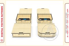 Box for USB drive laser cut vector and Glowfgorge SVG Ver.21 Product Image 5