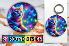Sweet Coaster Designs for Cars PNG, Cat Product Image 1