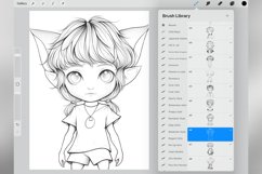 68 Procreate Chibi Boys Stamp Brushes Product Image 3