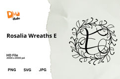 Rosalia Wreaths Monogram Product Image 1