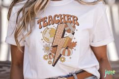 Coquette Teacher Fall Sublimation Clipart Product Image 2