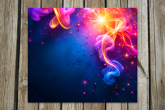 Abstract rainbow | 4 Straight Skinny Tumbler designs PL Product Image 5