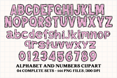Baby Girl Alphabet, baby girl letters doodle, baby clipart Product Image 5