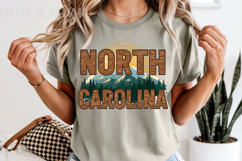 North Carolina State PNG, Blue Ridge Mountains Sublimation Product Image 5
