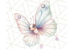 Pastel Fairies and Butterflies PNG, Spring Fantasy Clipart Product Image 5