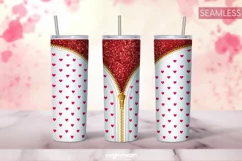 Love Day Tumbler Wrap | Skinny 20 oz | Sublimation Product Image 1