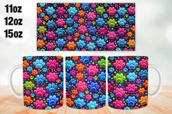 Paws Mug Wrap Sublimation 11oz, 12oz, 15oz Product Image 1