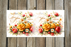 Mom&#039;s flowers | Mother&#039;s day mug sublimation design bundle Product Image 5