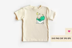 Baby Dinosaur SVG - Dinosaur PNG, Cute Dinosaur Svg Product Image 6