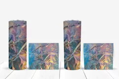 Holographic Tumbler Sublimation Designs, Neon Tumbler PNG Product Image 5