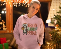 Funny Christmas Raccoon Png | Christmas Santa Raccoon Design Product Image 2