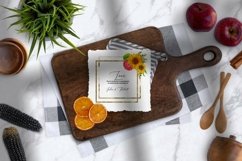 Watercolor sunflower frame clipart Boho sunflower bouquet Product Image 2