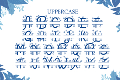 Salju Flower Split Monogram Font Product Image 5