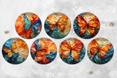3D Papercut Butterfly | Car coaster &amp; key chain sublimation Product Image 5