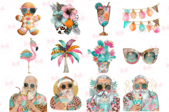 Hand-Drawn Christmas In July Clipart - Set Of 56 Png Bundle Product Image 2