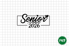 2026 Senior graduation PNG Sublimation Design Product Image 1
