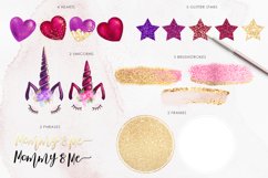 Unicorns Clipart Set, Unicorn Faces Product Image 6