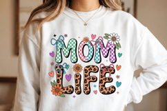 Mom life PNG sublimation | Mother's Day PNG T-Shirt Product Image 1