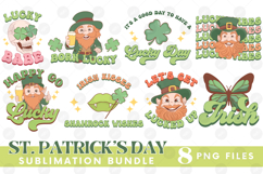 Happy St Patrick&#039;s Day PNG DTF Irish Lucky Beer Bundle Set Product Image 1