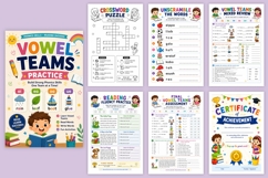 Vowel Teams Practice Workbook Product Image 5