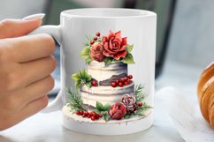 Christmas Cake Clipart, Christmas Cake Clipart Product Image 5