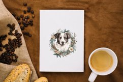 8 Dog Wreath Watercolor Sublimation Bundle Png Product Image 5