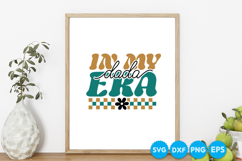 In My Dada Era Father's day retro SVG Design Product Image 4