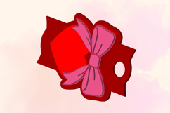 Heart, Bow, 40 OZ Tumbler, Topper for 3D Printing Product Image 5