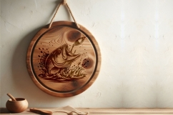 Predator Fish Silhouette Designs with Lure Product Image 4