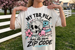 Library Lover Skeleton PNG, Bookworm Humor Reading Club Product Image 5