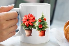 Christmas Houseplants Clipart Sublimation Product Image 5
