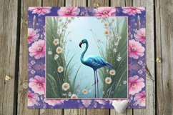 Flamingo | 14 straight skinny tumbler Sublimation designs Product Image 5