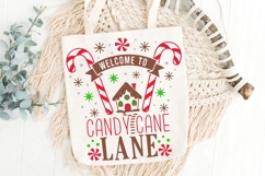 Welcome to Candy Cane Lane Svg, Gingerbread house Svg. Product Image 6