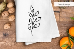 Hand Drawn Autumn Leaf Branch SVG Product Image 5