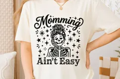 Momming Ain't Easy Svg, Mom life Svg, Tired Mom Svg. Product Image 6