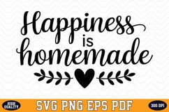 Happiness is homemade SVG | Quotes | SVG Cut files Product Image 1
