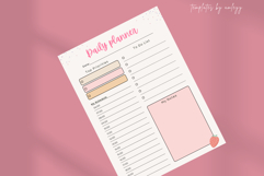 Minimal Daily Planner Clean &amp; Modern Canva Template Product Image 5
