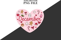 December heart png design for T-shirts Product Image 2