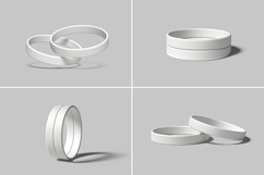 Silicone Wristband Mockup Product Image 5