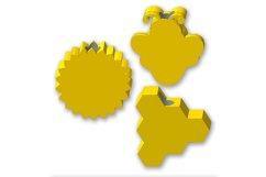 Bundle Happy bee day, Straw Toppers Stl Files for 3D Print. Product Image 4