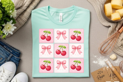 Pink Coquette Soccer PNG: Game Day Bow Shirt Design Product Image 2