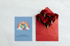 Chihuahua sympathy card, Pet bereavement card, Dog Sympathy Product Image 2
