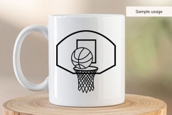 Basketball SVG Bundle, Sports Cut Files PNG DXF Product Image 5