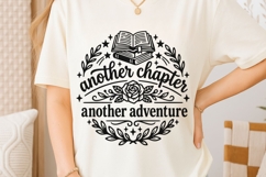 Another Chapter Another Adventure Svg, Book Lover Svg. Product Image 6