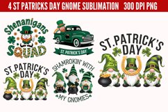 St Patricks Day Gnome Sublimation PNG Product Image 5