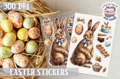 Spring sticker Sheet Easter Props Flowers Eggs Chocolate Product Image 1