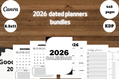 best simple 2026 dated planners bundle 2 Product Image 1