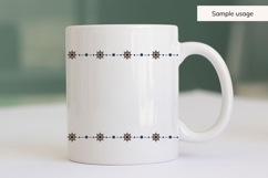 Seamless Nautical Ship Wheel Border SVG Product Image 5